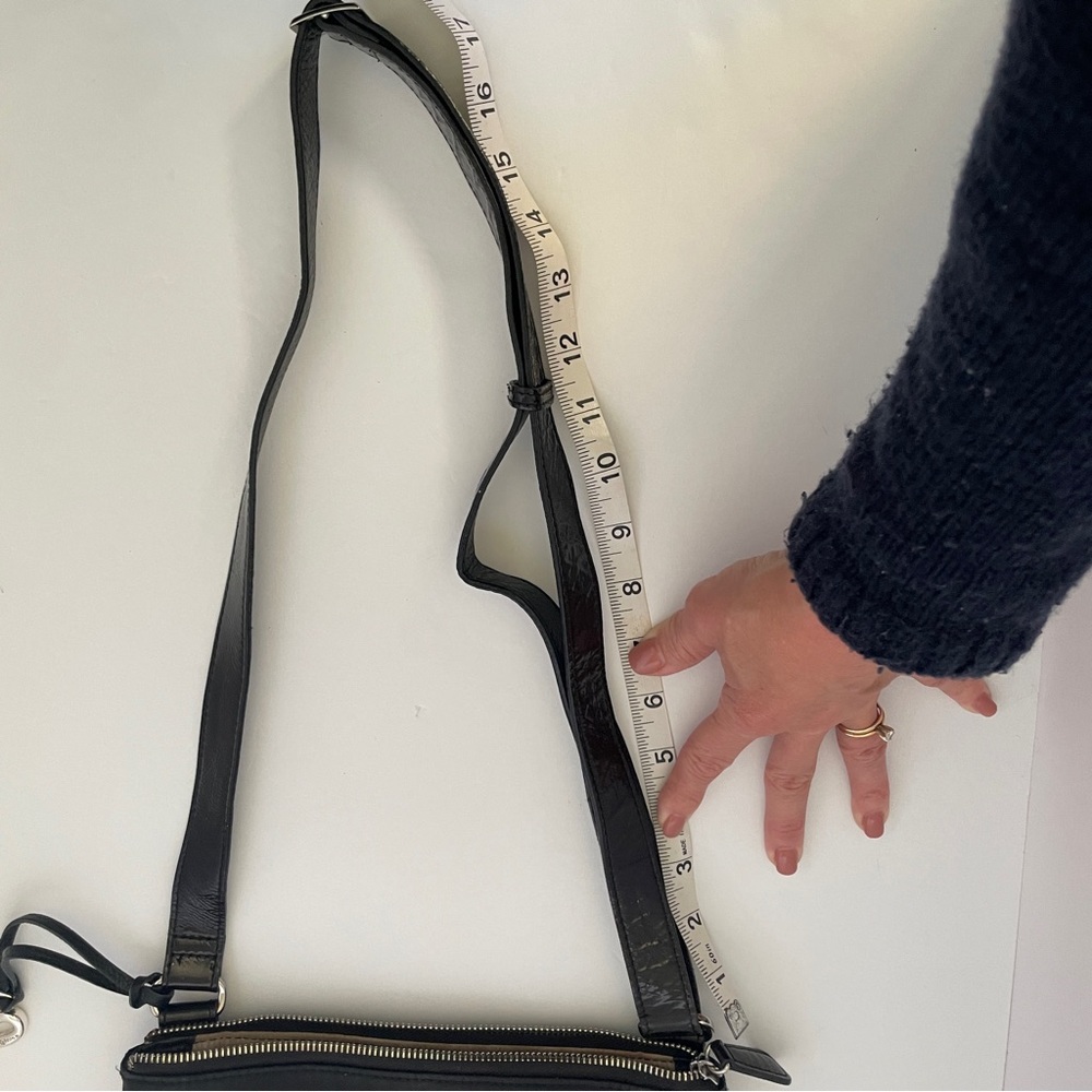 Brighton Black Crossbody Bag with Silver Accents - Picture 11 of 11